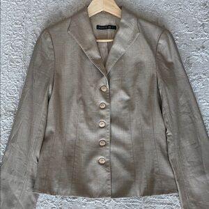 Lafayette 148 New York Tan Blazer